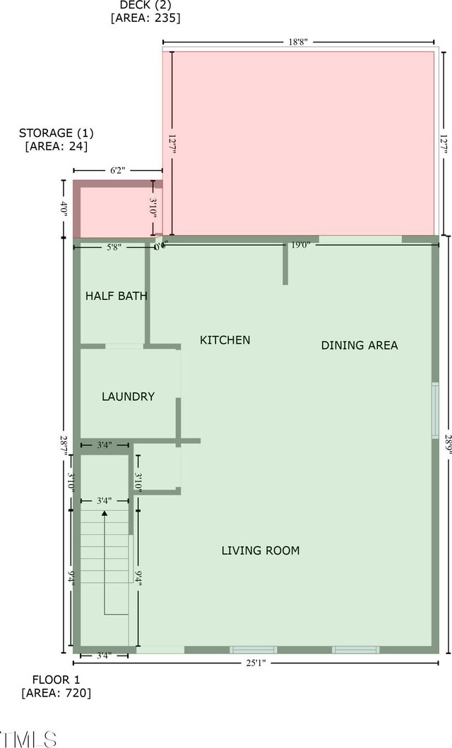 5012 Silverdene St, Raleigh, NC 27616 - property floor plan