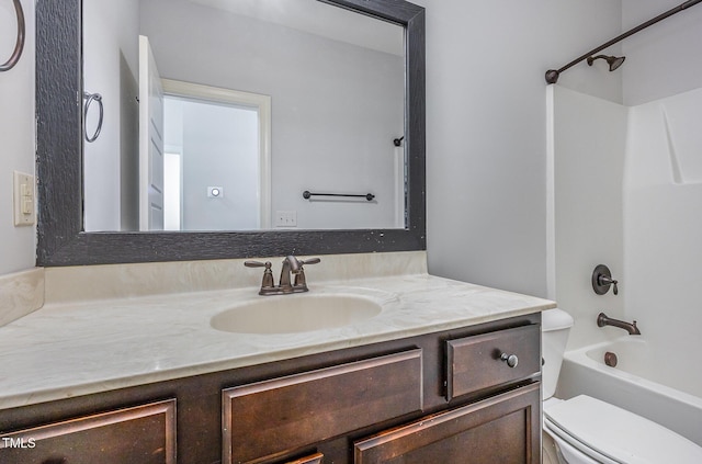 235 Camden Place St, Princeton, NC 27569 - full bathroom featuring vanity, toilet, and shower / bath combination