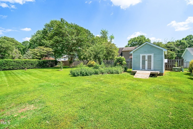 5 Windsor Pl, Mebane, NC 27302 - view of yard with a wooden deck