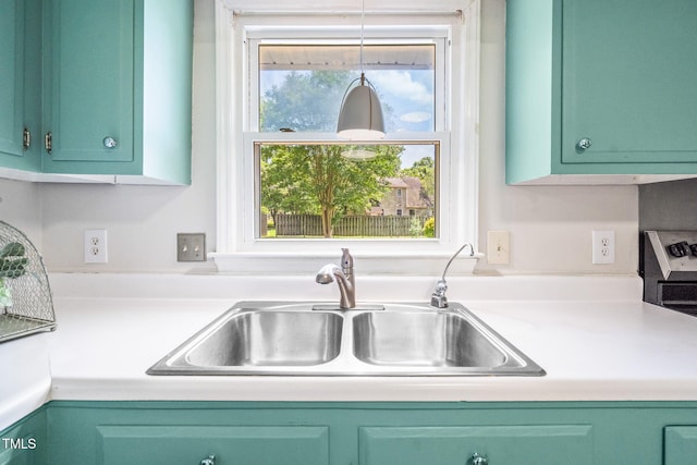 5 Windsor Pl, Mebane, NC 27302 - kitchen with a sink and light countertops