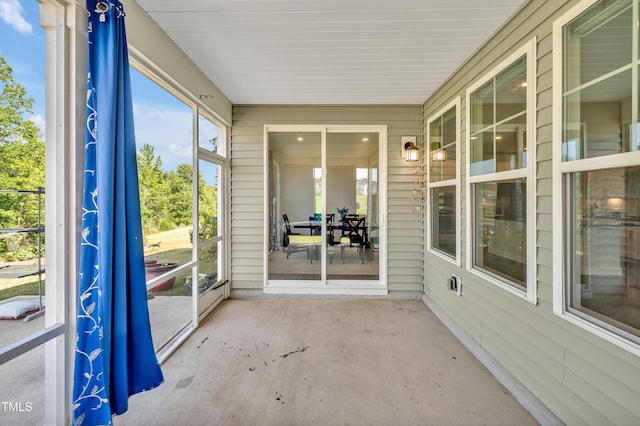 121 Canyon Gap Way, Raleigh, NC 27610 - view of unfurnished sunroom