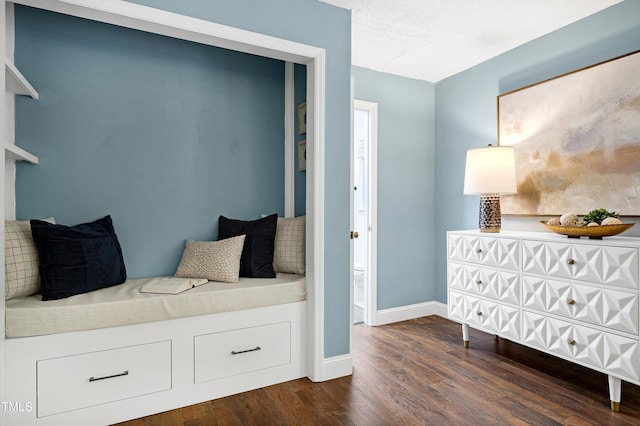 1416 Bramble Dr, Durham, NC 27712 - mudroom featuring dark wood finished floors and baseboards