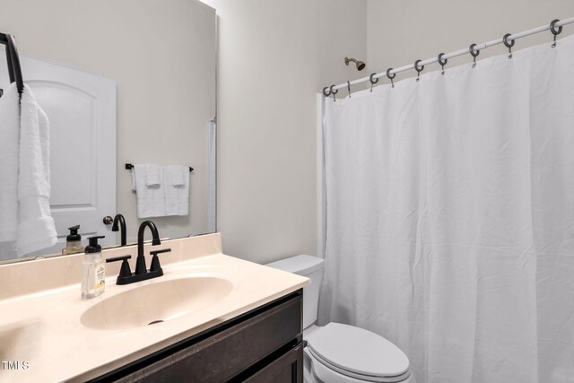80 Shartree Farms Ln, Louisburg, NC 27549 - full bath featuring vanity and a shower with curtain