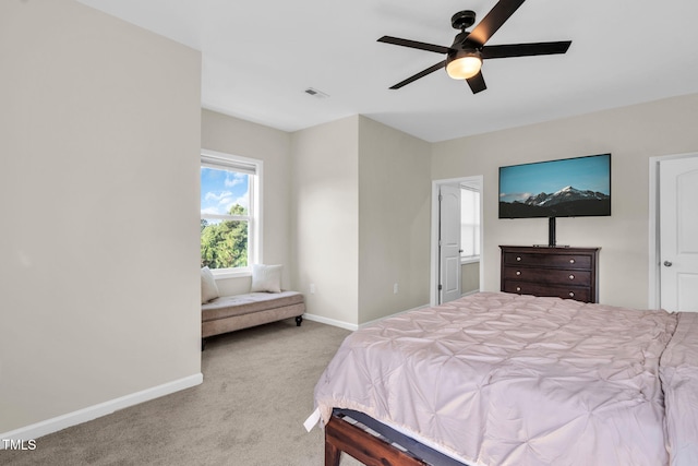80 Shartree Farms Ln, Louisburg, NC 27549 - carpeted bedroom with baseboards and ceiling fan
