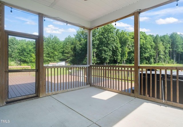 80 Shartree Farms Ln, Louisburg, NC 27549 - view of unfurnished sunroom