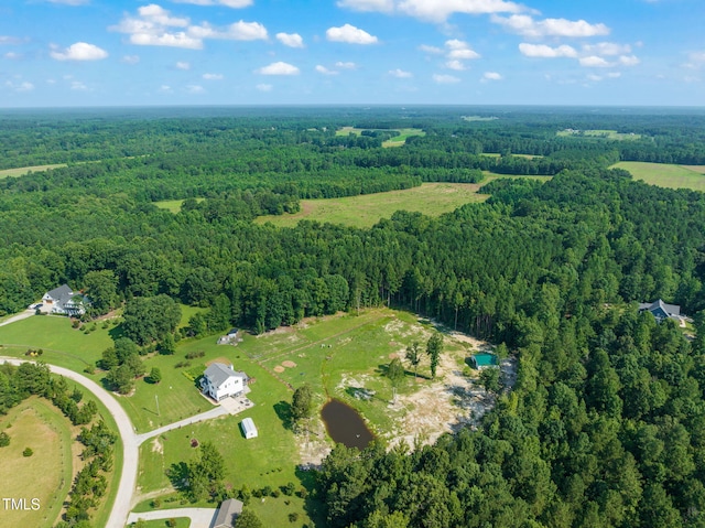 80 Shartree Farms Ln, Louisburg, NC 27549 - view of property location featuring a heavily wooded area