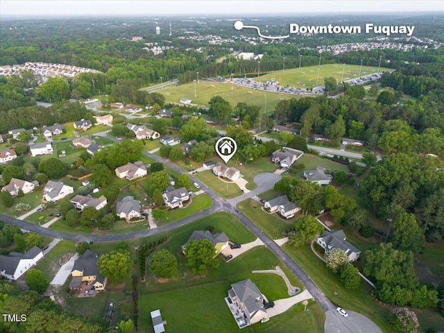 817 Mossy Oak Dr, Fuquay Varina, NC 27526 - aerial view of residential area