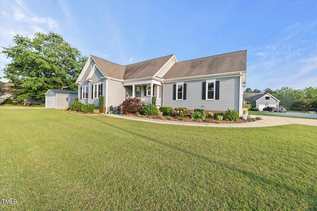 817 Mossy Oak Dr, Fuquay Varina, NC 27526 - view of front of home featuring a front lawn