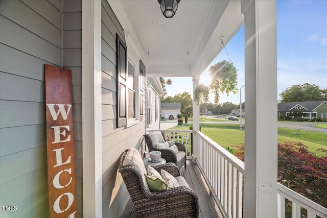 817 Mossy Oak Dr, Fuquay Varina, NC 27526 - view of covered porch