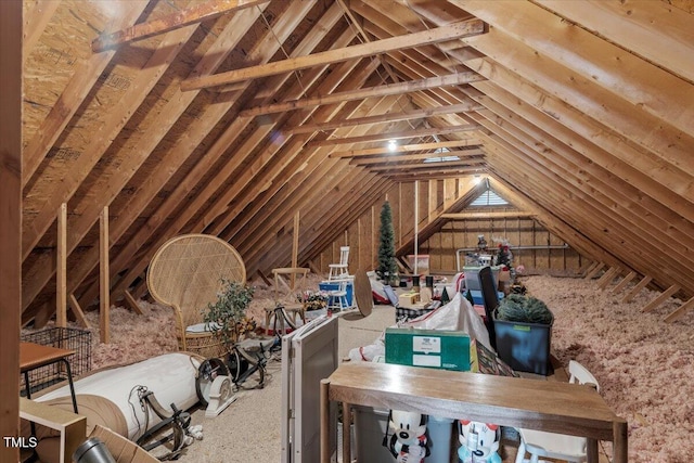 817 Mossy Oak Dr, Fuquay Varina, NC 27526 - view of unfinished attic