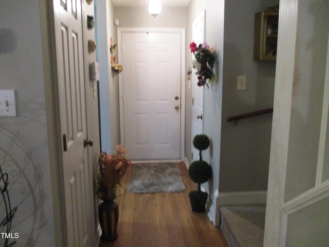 4302 Bona Ct, Raleigh, NC 27604 - entrance foyer with wood finished floors and baseboards