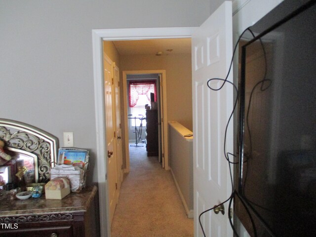 4302 Bona Ct, Raleigh, NC 27604 - hallway with light carpet