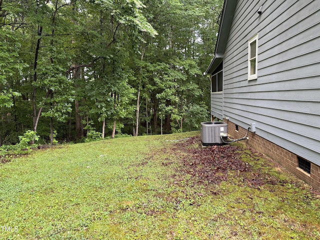 535 Hillcrest Dr, Garner, NC 27529 - view of yard featuring central air condition unit