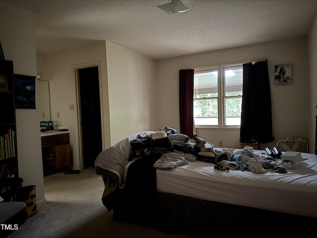 535 Hillcrest Dr, Garner, NC 27529 - bedroom featuring light carpet and a textured ceiling