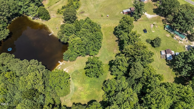 1355 Sykes Rd, Spring Hope, NC 27882 - bird's eye view of a nearby body of water