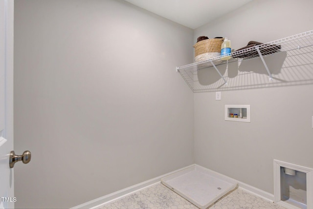 1227 Bessie Ct, Wake Forest, NC 27587 - washroom featuring hookup for a washing machine and baseboards