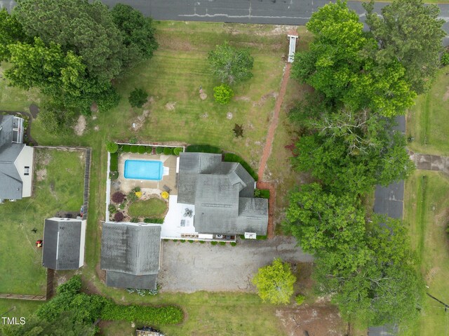 2000 Glissom St, Tarboro, NC 27886 - drone / aerial view of a pool