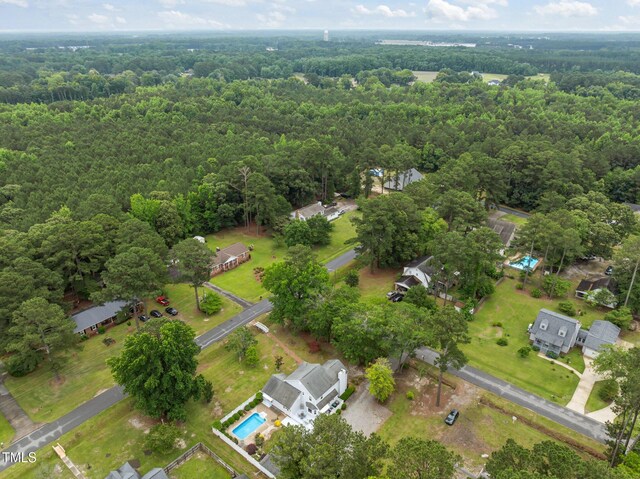 2000 Glissom St, Tarboro, NC 27886 - aerial overview of property's location with a forest
