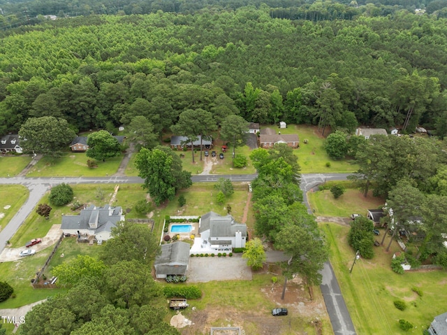 2000 Glissom St, Tarboro, NC 27886 - aerial overview of property's location with a forest