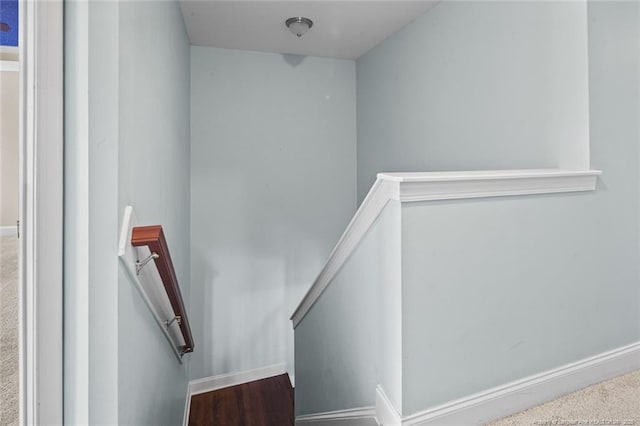 416 Kentucky Derby Ln, Lillington, NC 27546 - stairway featuring baseboards