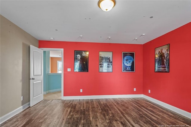 416 Kentucky Derby Ln, Lillington, NC 27546 - empty room featuring wood finished floors and baseboards