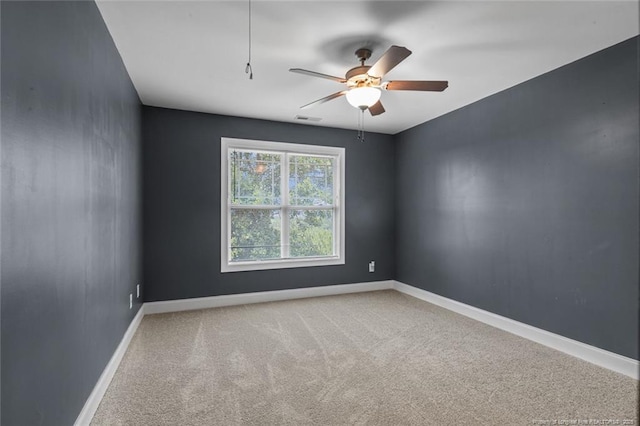 416 Kentucky Derby Ln, Lillington, NC 27546 - unfurnished room featuring carpet, ceiling fan, and baseboards