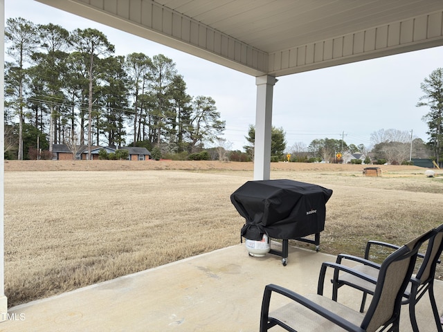 13 Knotty Pine Ln, Clayton, NC 27520 - view of patio / terrace with a grill
