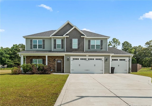 5540 Mountain Run Dr, Hope Mills, NC 28348 - view of front of property with concrete driveway and a garage