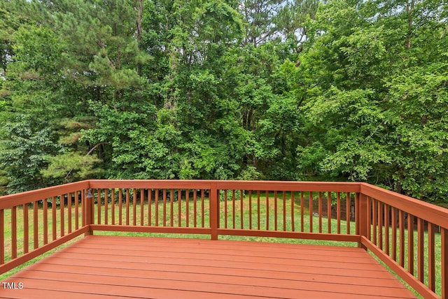 108 Teagan Ct, Chapel Hill, NC 27516 - wooden terrace featuring a lawn
