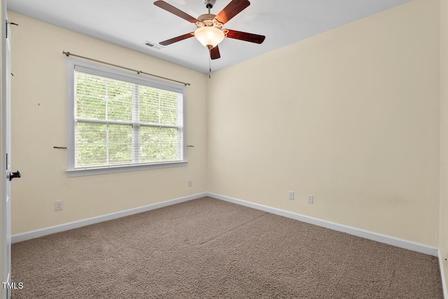 108 Teagan Ct, Chapel Hill, NC 27516 - carpeted empty room featuring baseboards and a ceiling fan