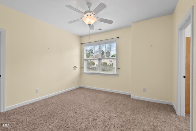 108 Teagan Ct, Chapel Hill, NC 27516 - carpeted empty room with baseboards and a ceiling fan