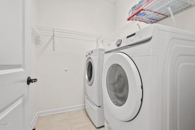 108 Teagan Ct, Chapel Hill, NC 27516 - laundry area featuring separate washer and dryer and light tile patterned flooring
