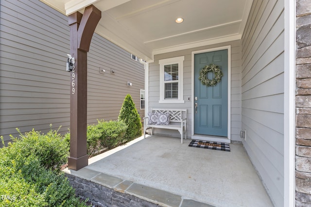 2969 Thirlestane Dr, Apex, NC 27502 - entrance to property featuring covered porch
