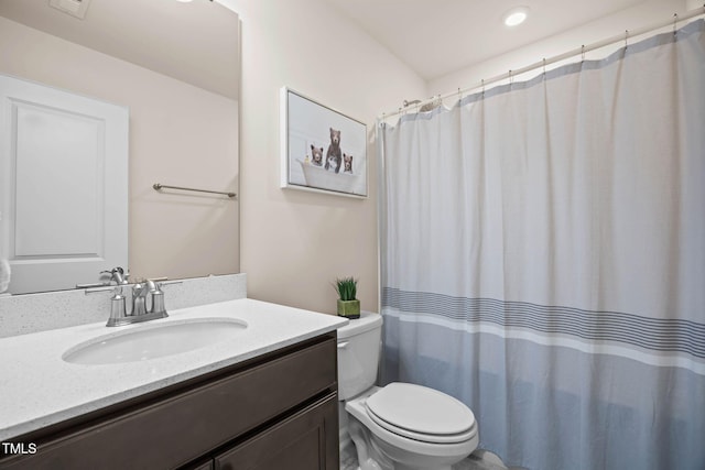 1038 Felman Rd, Durham, NC 27703 - full bathroom featuring vanity and a shower with shower curtain