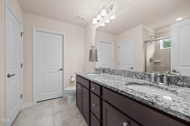 1038 Felman Rd, Durham, NC 27703 - full bath with double vanity and a stall shower