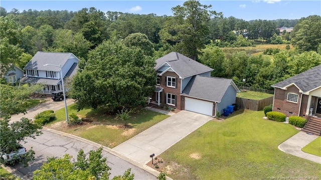 3517 Gables Dr, Fayetteville, NC 28311 - view of subject property featuring a heavily wooded area