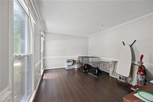 3517 Gables Dr, Fayetteville, NC 28311 - unfurnished room featuring crown molding and wood finished floors