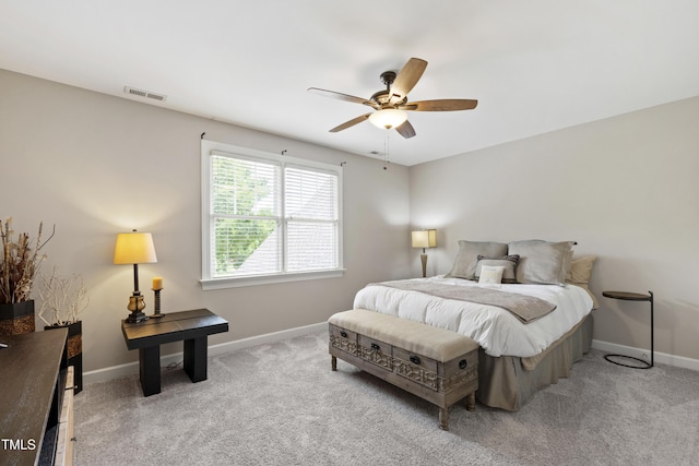 1831 Middlebrook Dr, Raleigh, NC 27615 - bedroom featuring carpet floors and a ceiling fan