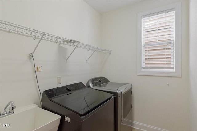 531 Finnbar Dr, Cary, NC 27519 - washroom featuring independent washer and dryer and baseboards