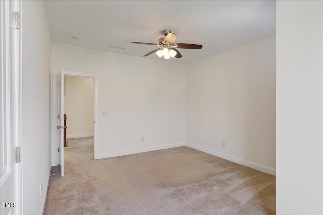 531 Finnbar Dr, Cary, NC 27519 - unfurnished room with ceiling fan and light carpet