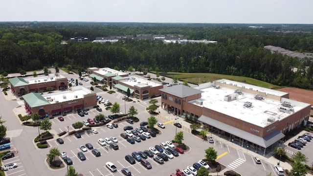 531 Finnbar Dr, Cary, NC 27519 - bird's eye view of a heavily wooded area