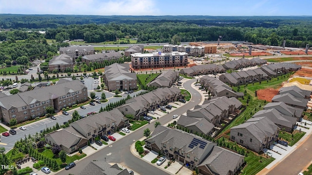 801 Socata Ln, Mebane, NC 27302 - aerial perspective of suburban area featuring a forest
