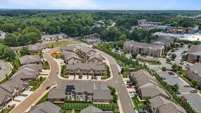 801 Socata Ln, Mebane, NC 27302 - aerial view of residential area with a forest