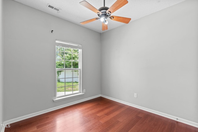 760 Stackhurst Way, Wake Forest, NC 27587 - unfurnished room with plenty of natural light, dark wood-style flooring, and a ceiling fan