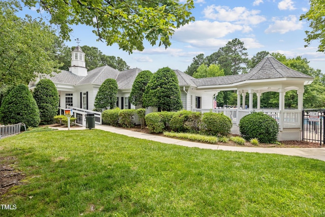 304 Gold Point Dr, Cary, NC 27519 - view of yard with a gazebo