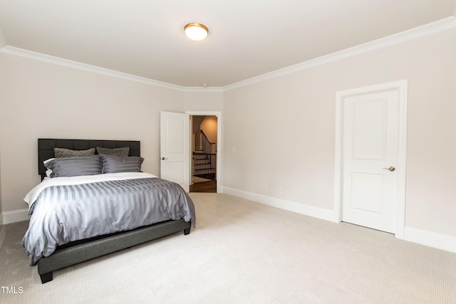 4104 Green Chase Way, Apex, NC 27539 - carpeted bedroom with ornamental molding and baseboards