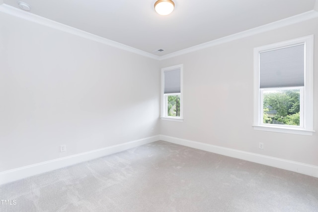 4104 Green Chase Way, Apex, NC 27539 - empty room with carpet flooring, plenty of natural light, ornamental molding, and a smoke detector