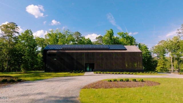 4725 Creeks Junction Rd, Blounts Creek, NC 27814 - view of home's community featuring a lawn and curved driveway