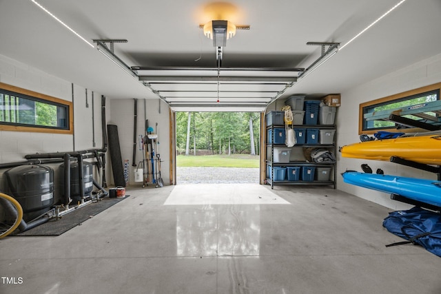 4725 Creeks Junction Rd, Blounts Creek, NC 27814 - garage with concrete block wall