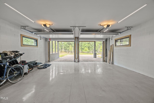 4725 Creeks Junction Rd, Blounts Creek, NC 27814 - garage with concrete block wall